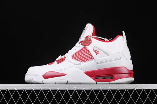 All categories Air Jordan Jordan series basketball shoes Air Jordan 4 Air Jordan 4 Motorsport AJ4 Joe 4 Racing White Red 308497-106